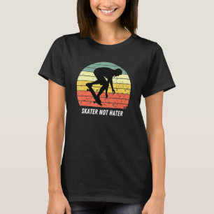 Camiseta Skate Not Hate Pro Skateboarders Longboard Sunset