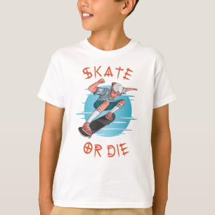 Camiseta Skate o muere Skateboard Boy