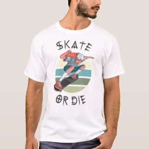 Camiseta Skate o muere Skateboard Boy