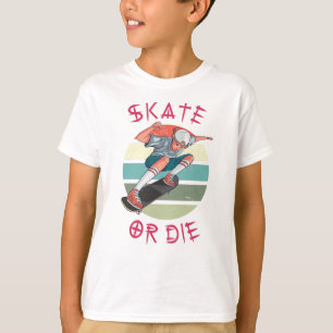 Camiseta Skate o muere Skateboard Boy