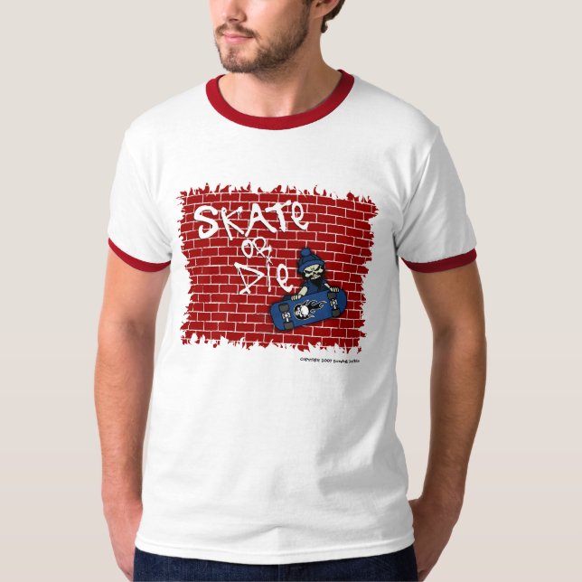 Camiseta Skate or Die (Anverso)
