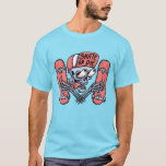 Camiseta Skate Or Die Funny Skull Skateboarding Design<br><div class="desc">A bold and edgy design featuring a funny skull with a “Skate Or Die” vibe,  perfect for skateboarders and streetwear fans. This dynamic graphic captures the rebellious spirit of skate culture with humor and attitude. Ideal for skateboards,  apparel,  accessories,  and gifts for anyone who loves skating and urban style.</div>