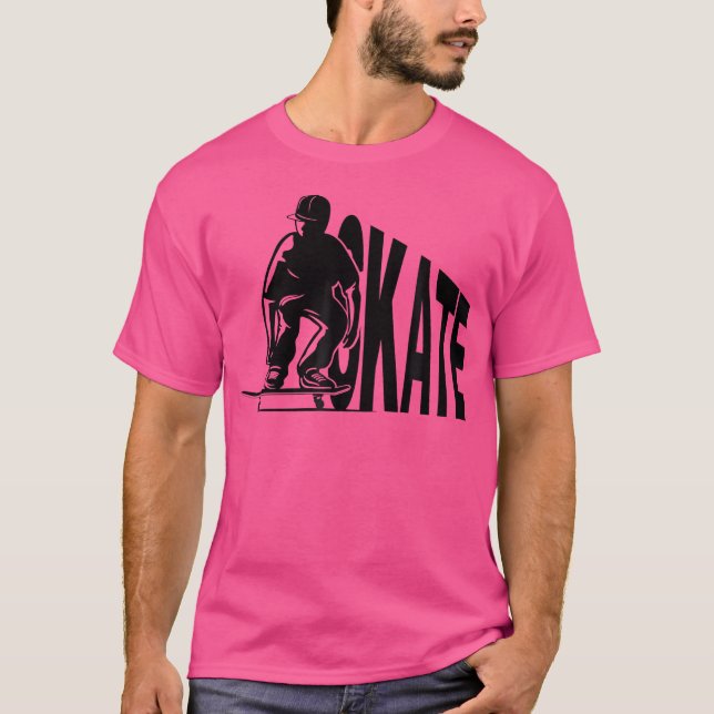 Camiseta Skate Skater Skateboard Roller Skating (Anverso)