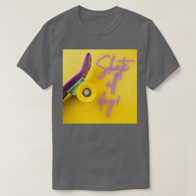 Camiseta Skate todo el día 1 (Diseño del anverso)