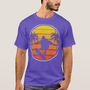 Camiseta Skate Tropical Vibes Retro Skater Hobby Skateboard