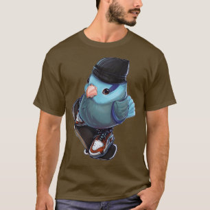 Camiseta SKATEBIRD Skateboarding Parrot Cruising