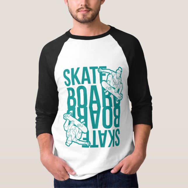 Camiseta skateboard  (Anverso)