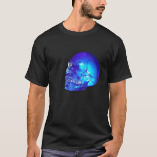Camiseta Skateboard Blue Skull