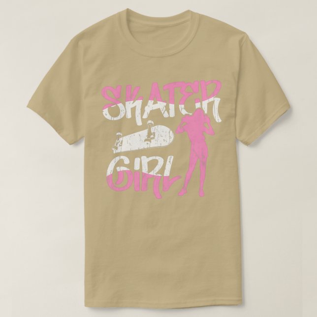 Camiseta Skateboard Chica SK8er (Diseño del anverso)
