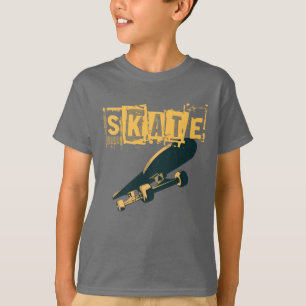 Camiseta Skateboard con Skate Text