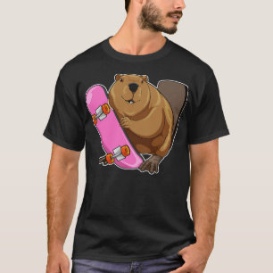Camiseta Skateboard de Beaver