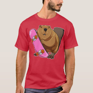Camiseta Skateboard de Beaver