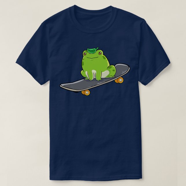Camiseta Skateboard de rana (Diseño del anverso)