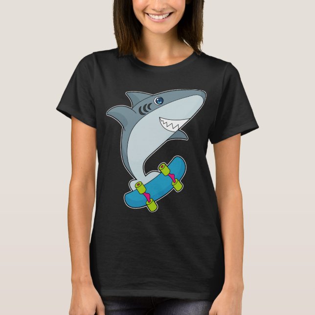 Camiseta Skateboard de Shark (Anverso)