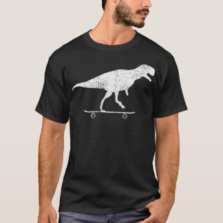 Camiseta Skateboard Dino Gift Vintage