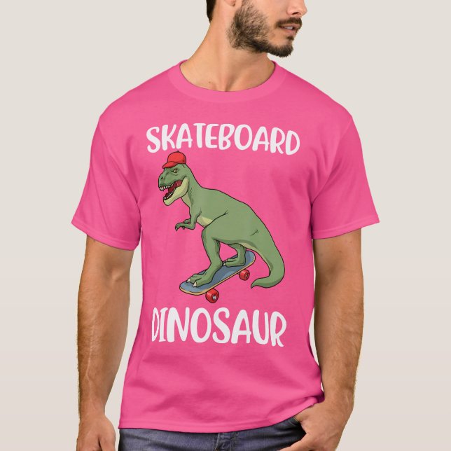 Camiseta Skateboard Dinosaur (Anverso)