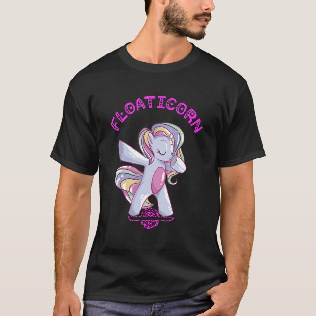 Camiseta Skateboard Eléctrico Flotante Unicorn Skateboardin (Anverso)