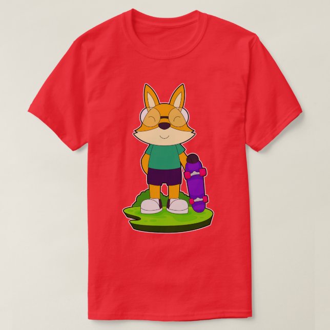 Camiseta Skateboard Fox (Diseño del anverso)