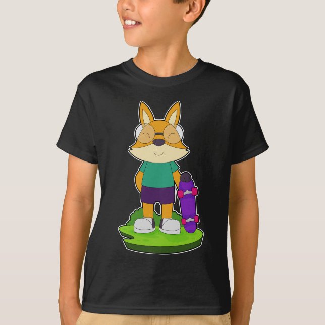 Camiseta Skateboard Fox (Anverso)