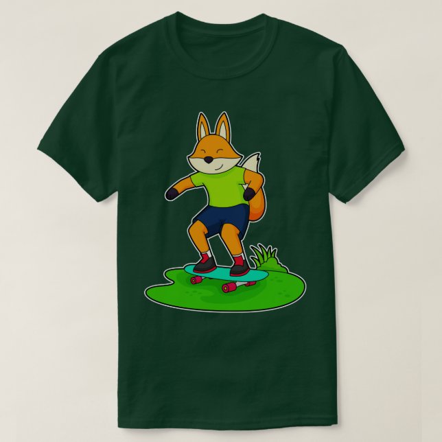 Camiseta Skateboard Fox 2 (Diseño del anverso)