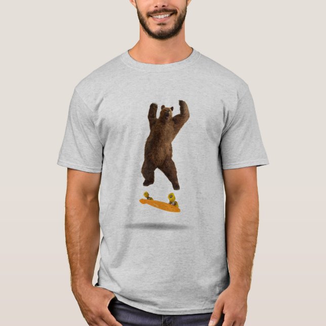 Camiseta Skateboard Grizzly (Anverso)