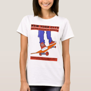 Camiseta Skateboard Guay de Nueva York