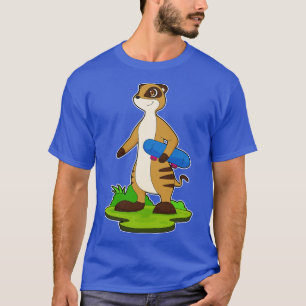 Camiseta Skateboard Meerkat