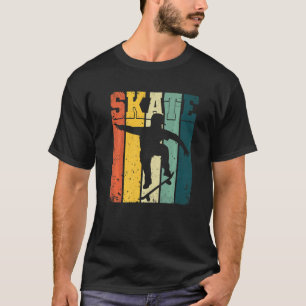 Camiseta Skateboard Ollie Vintage Retro Skateboard
