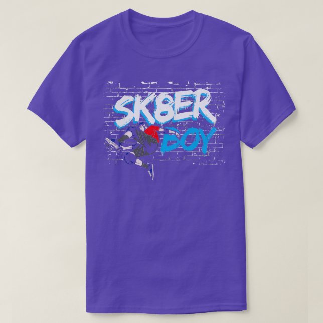 Camiseta Skateboard SK8er Boy (Diseño del anverso)