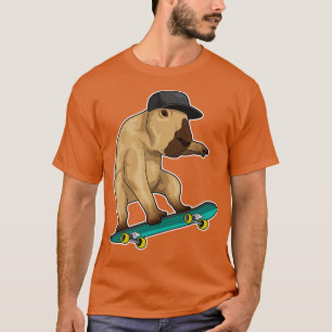 Camiseta Skateboard Skateboard Deportes Capybara