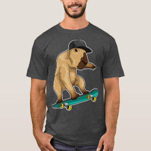 Camiseta Skateboard Skateboard Deportes Capybara