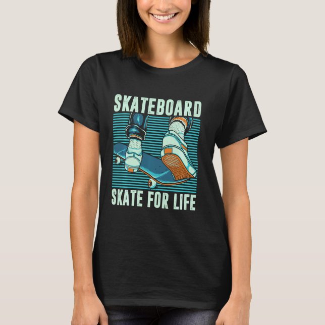 Camiseta Skateboard Skateboard Skateboard Skateboarding Spo (Anverso)