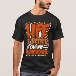Camiseta Skateboard Skateboard Skateboarder Board