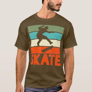 Camiseta Skateboard Skateboard Skateboarder Retro