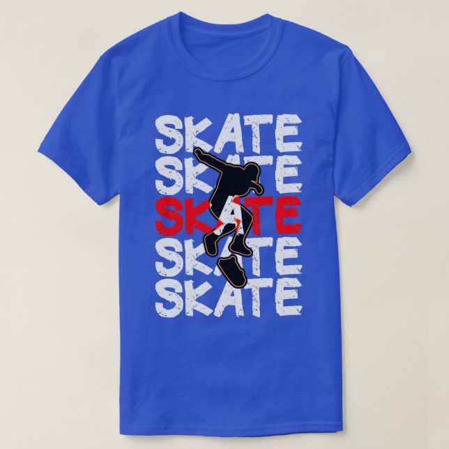 Camiseta Skateboard Skateboard Skater (Diseño del anverso)