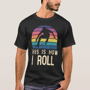 Camiseta Skateboard Skateboard Skater Patinaje Retro