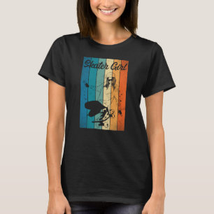 Camiseta Skateboard Skateboarder Chica Vintage 80S
