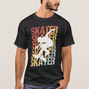 Camiseta Skateboard Skateboarding Vintage Retro Boar