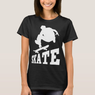 Camiseta Skateboard Skateboarding Vintage Retro Boar