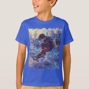 Camiseta Skateboard Surfing - Skateboarder Design