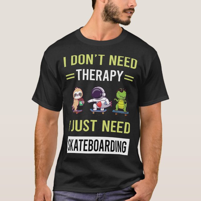 Camiseta Skateboard Terapia (Anverso)