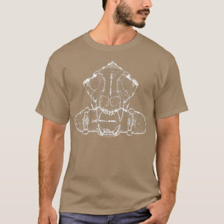 Camiseta Skateboard TRe Dinosaur Skeleton Skateboard