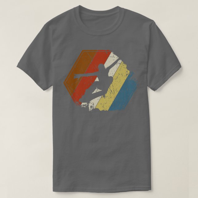 Camiseta Skateboard Vintage Retro 1 (Diseño del anverso)