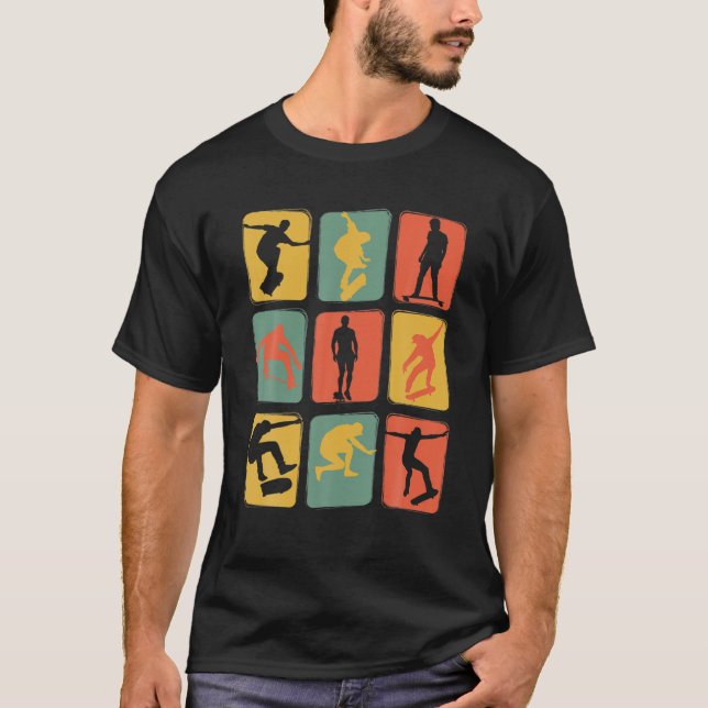 Camiseta Skateboard Vintage Skater Skateboarding Re (Anverso)