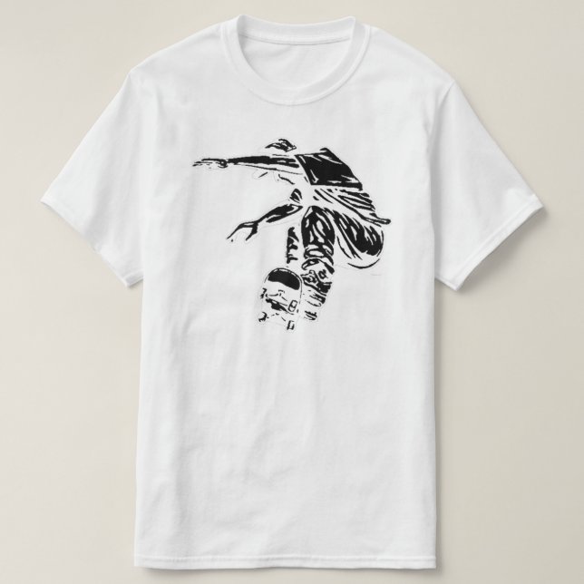 Camiseta Skateboarder (Diseño del anverso)