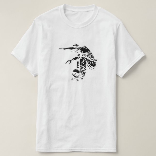 Camiseta Skateboarder (Diseño del anverso)