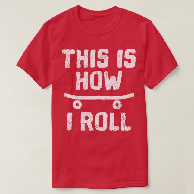 Camiseta Skateboarder 2 (Diseño del anverso)