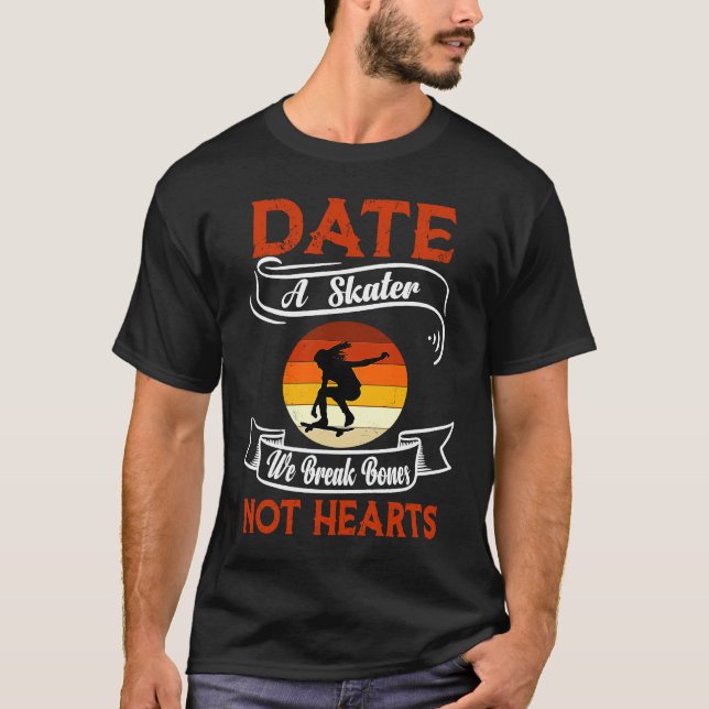 Camiseta Skateboarder Love Skateboard Skate Skater Date Ska (Anverso)
