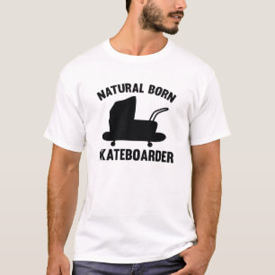Camiseta Skateboarder natural