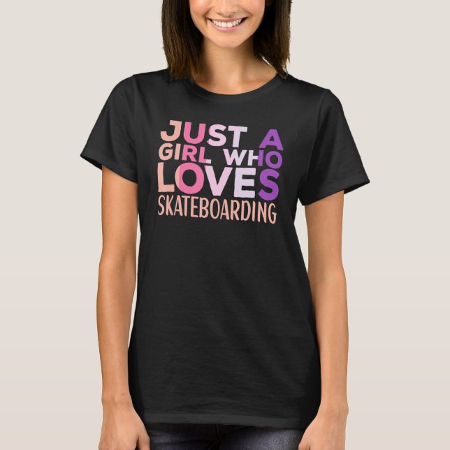Camiseta Skateboarder para (Anverso)